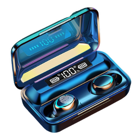 AUDIFONOS BLUETOOTH CON POWER BANK F9 - NEGROS